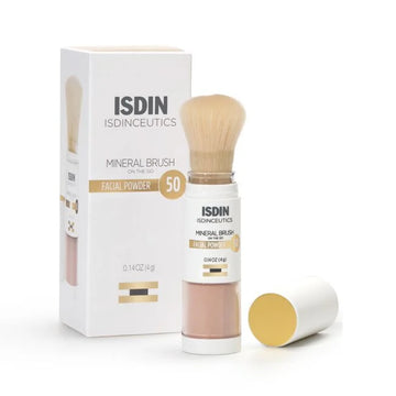 Isdin Isdinceutics, Mineral Brush, Photoaging defense: anytime, anywhere, Facial Powder 50, 0.14OZ(4g)