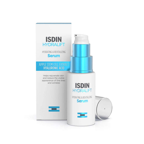 ISDIN Hydralift Lightweight Rejuvenating Face Serum - Hydrating and Plant-Based Antioxidant Peptide Serum, for the Face, 1.0 FL OZ