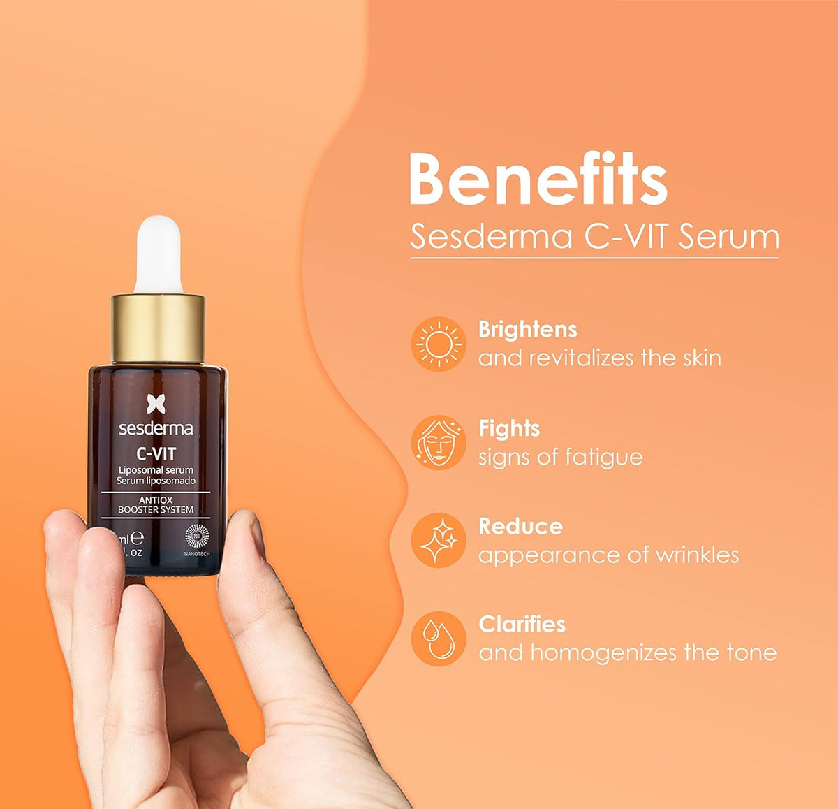 Sesderma C-VIT, Facial Moisturizing Serum 1.0 fl. Oz