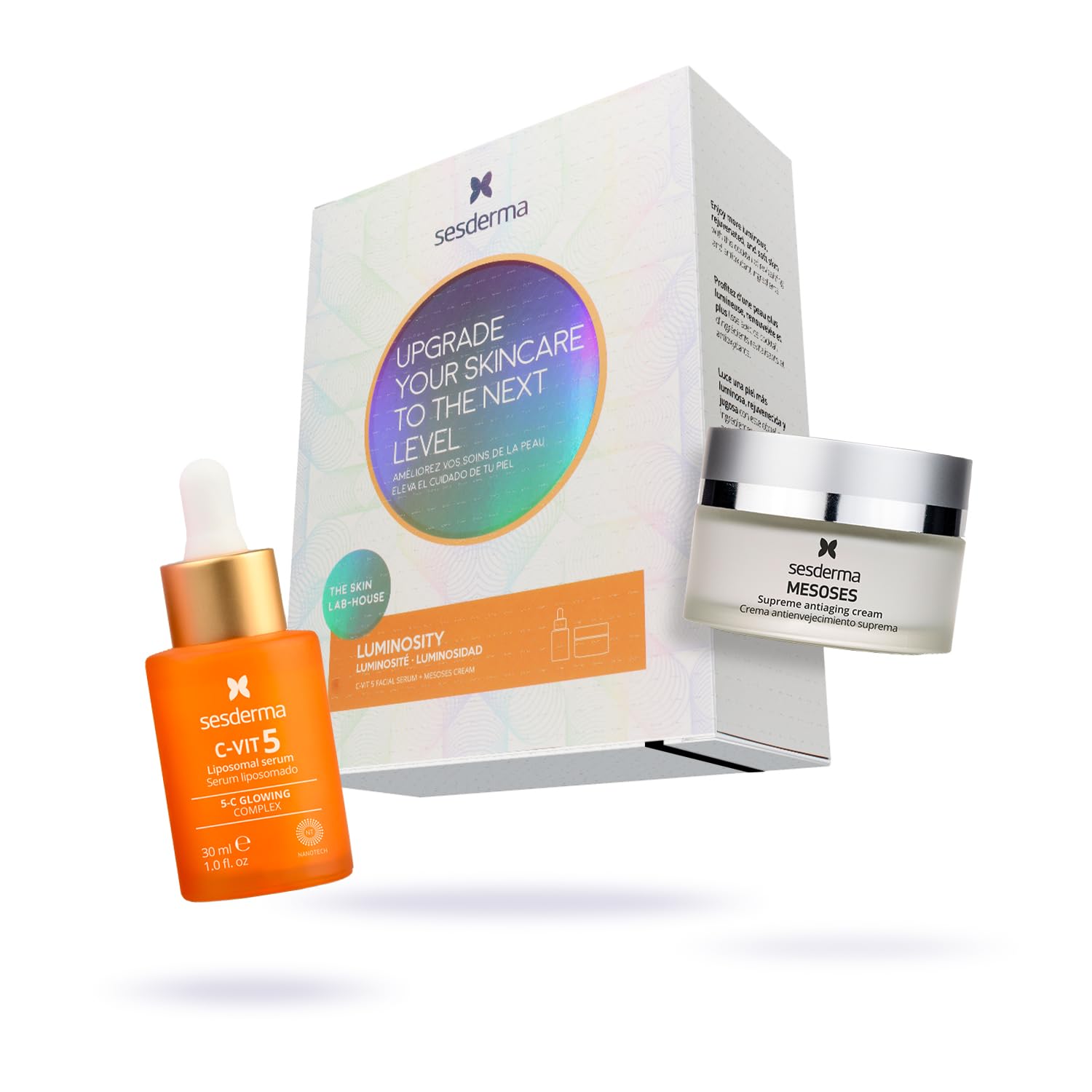 Sesderma Luminosity Premium Set | C-VIT 5 Serum + MESOSES Cream