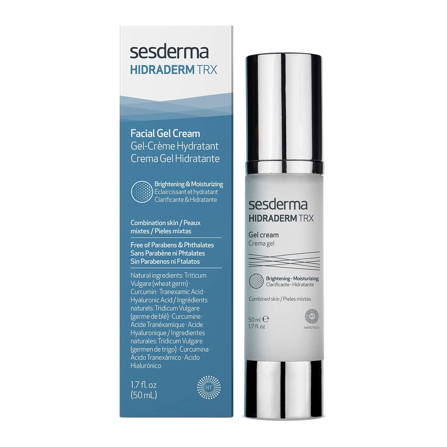 Sesderma Hidraderm TRX, Facial Gel Cream 1.7 Fl oz (50ml)